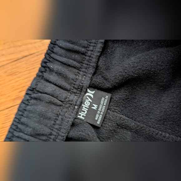Hurley Black Joggers with Relaxed Fit and Soft Fabric - Picture 4 of 8